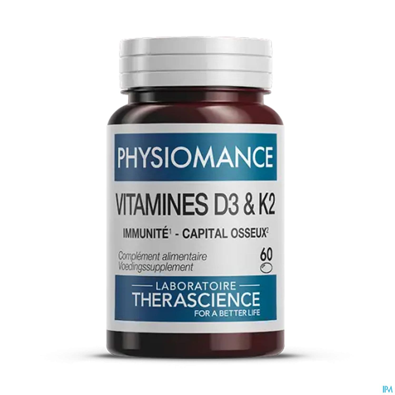 PHYSIOMANCE VITAMINES D3&K2 CAPS60