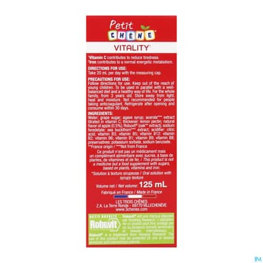 Petit Chene Vitalite 125ml