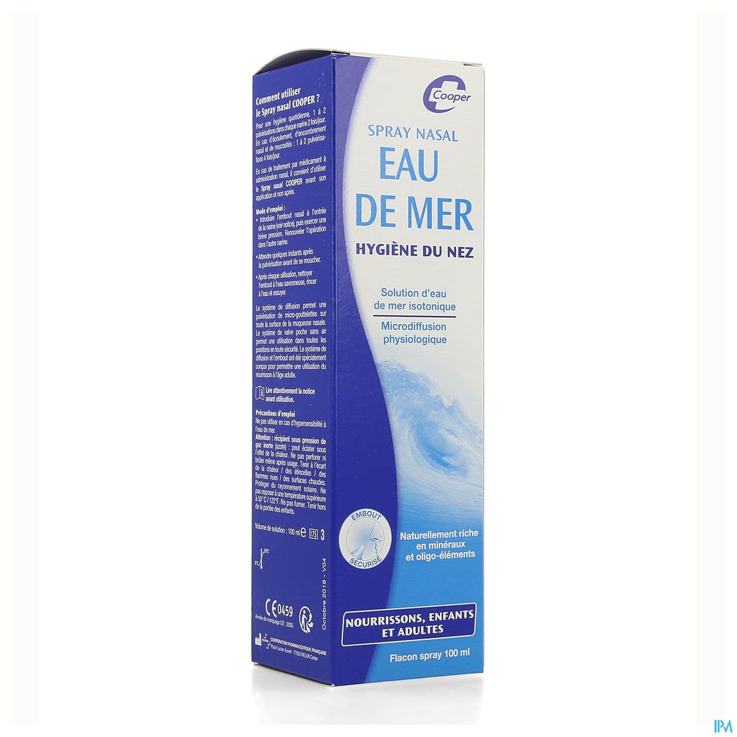 EAU DE MER COOPER SPR NASAL 100ML