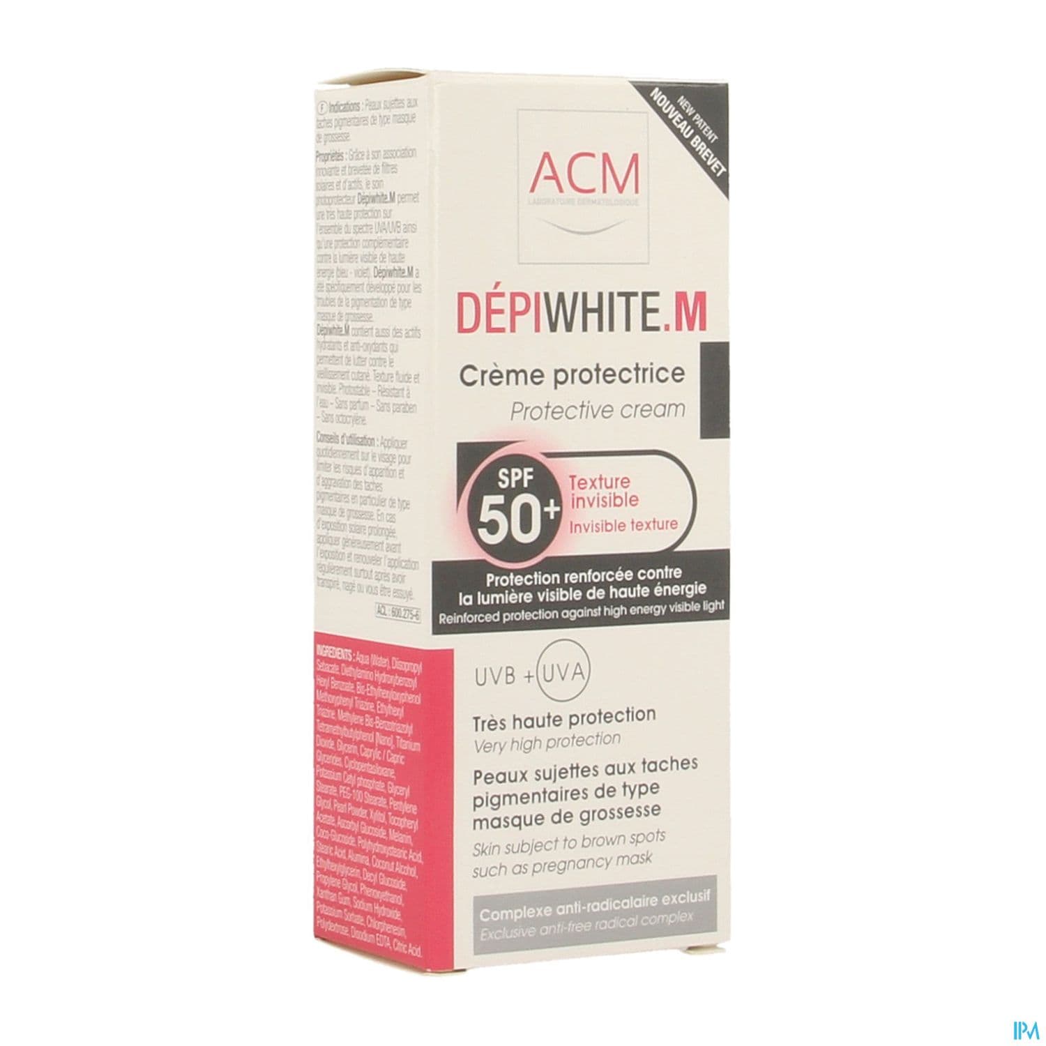 Depiwhite M Ecran Solaire Creme Fl Pompe 50ml
