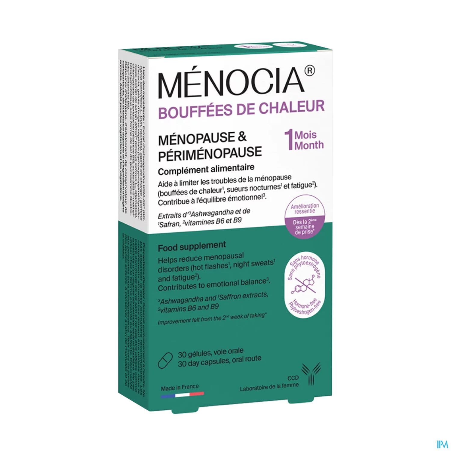 Menocia Bouffees De Chaleur Gelule 30