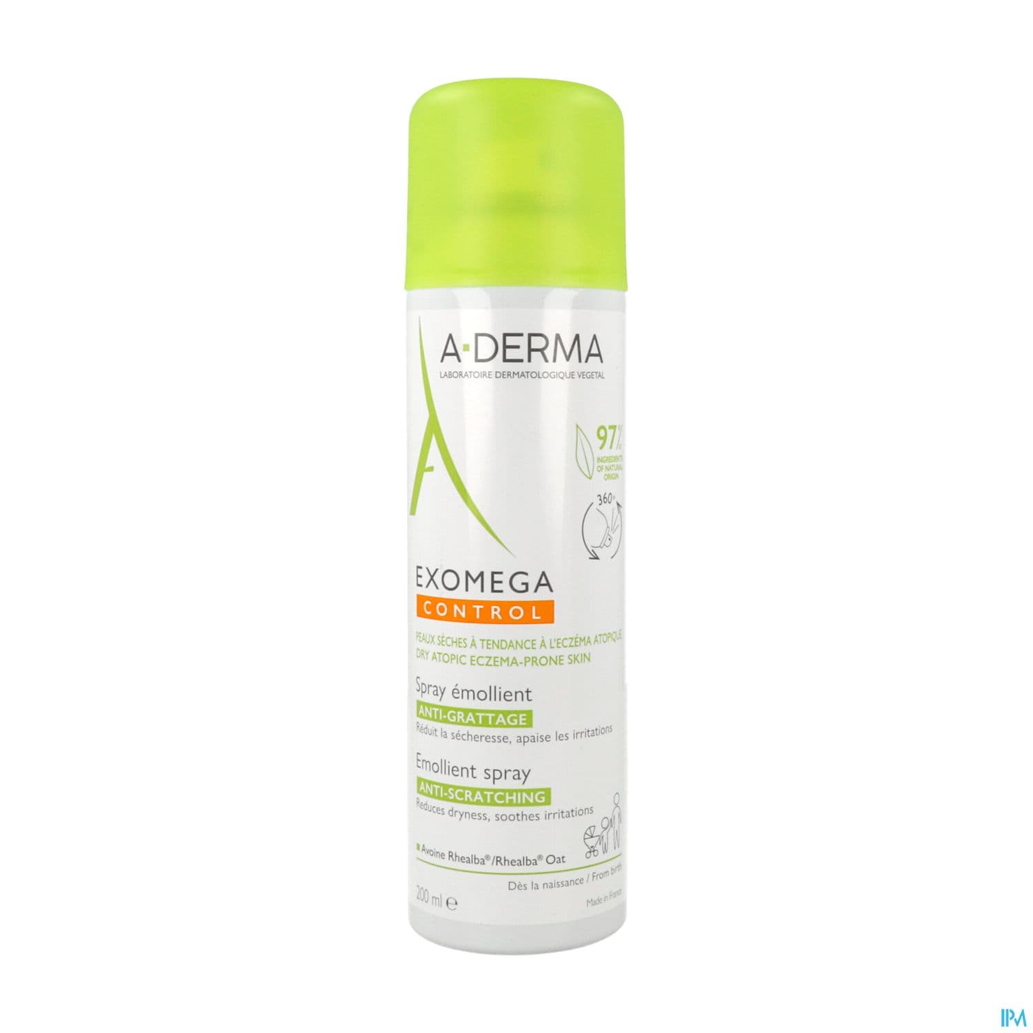 A Derma Exomega Control Spray Emollient Antigrattage 200ml