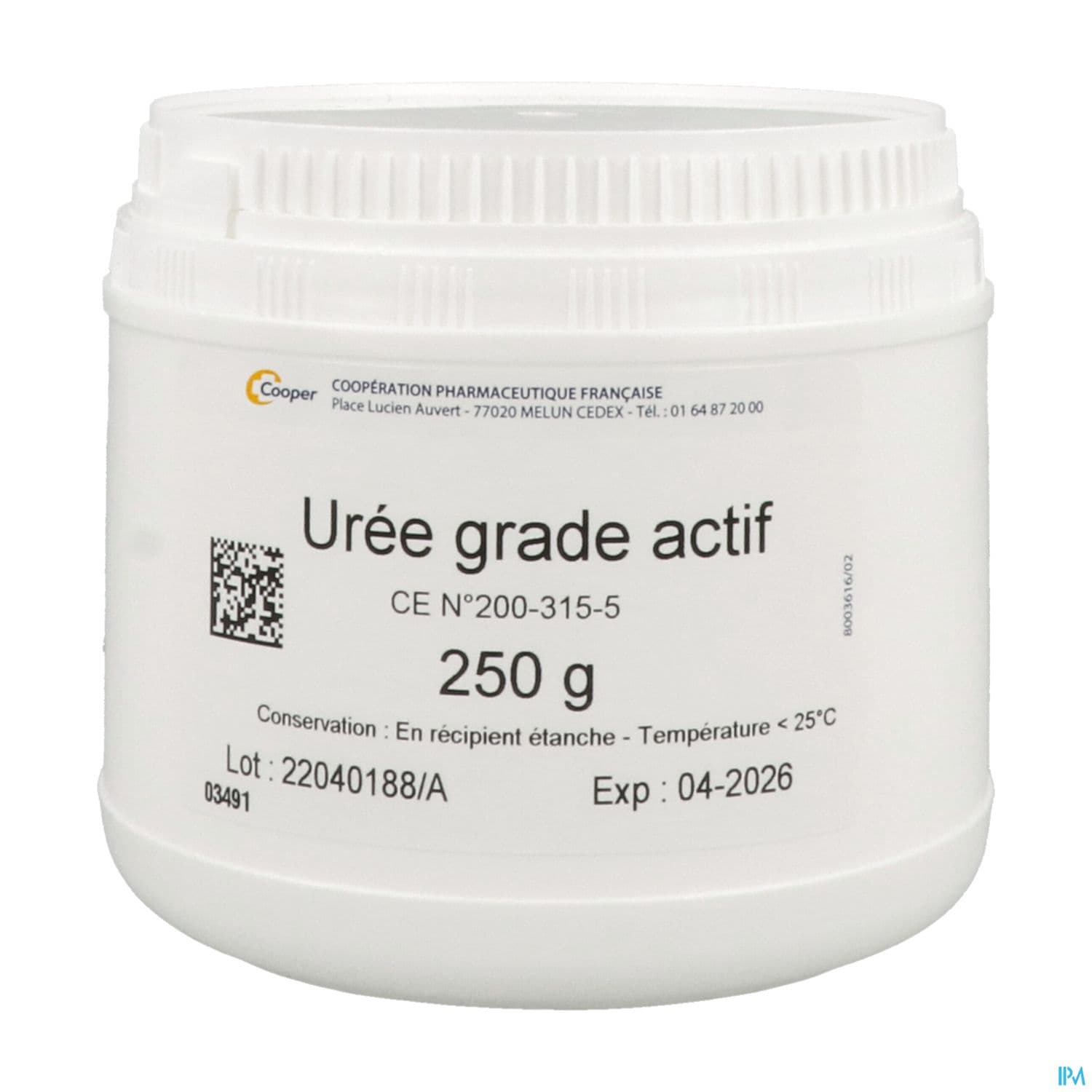 Cooper Uree Grade Actif Poudre 250g