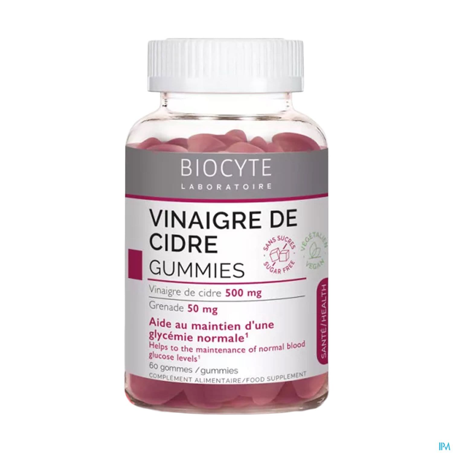 BIOCYTE VINAIGRE CIDRE GUMMIES 60