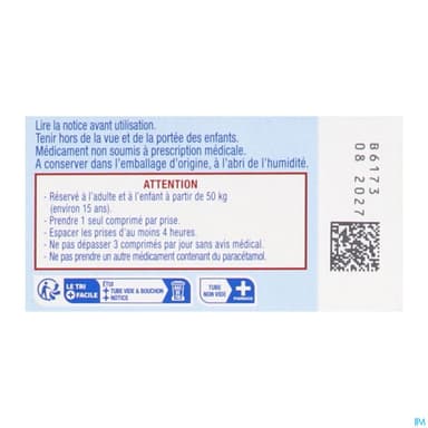 EFFERALGAN 1 000MG CPR EFF 8