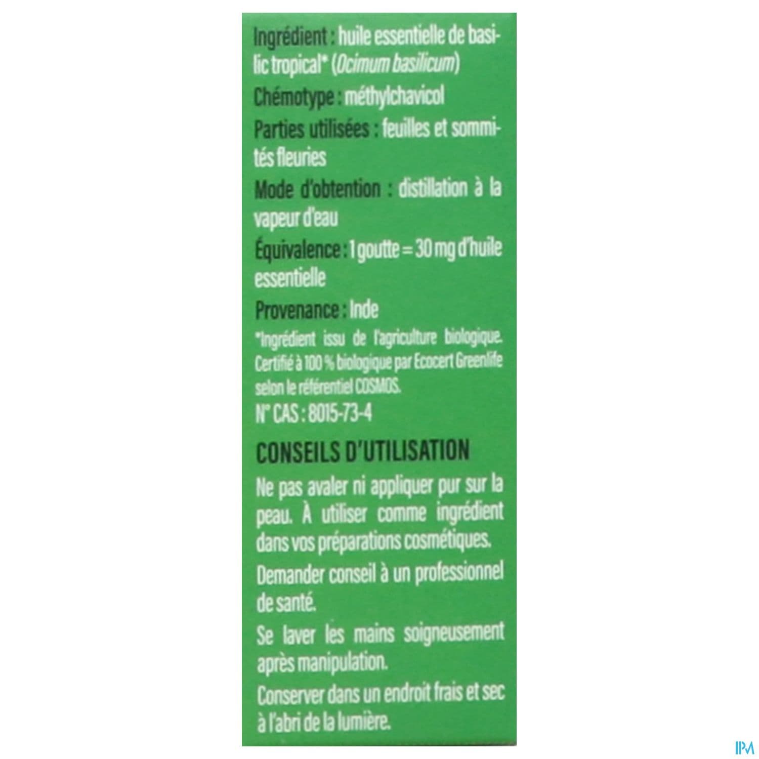 DAYANG HE BASILIC BIO 10ML