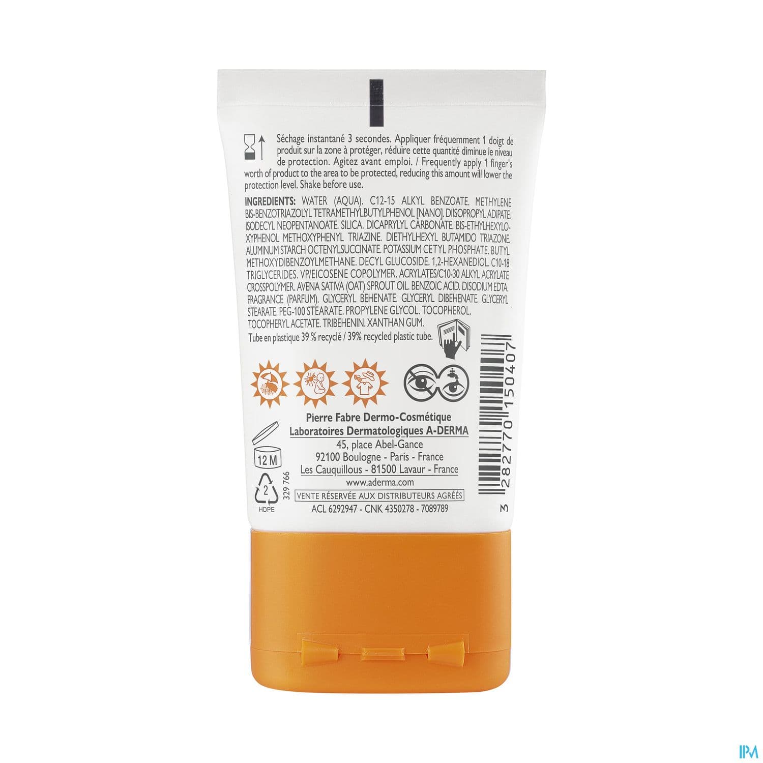 A-DERMA PROT FLUID INV SPF50+ 30ML
