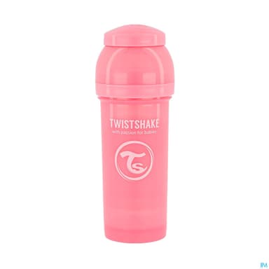 TWISTSHAKE BIB 260ML ROSE PAST 2M+