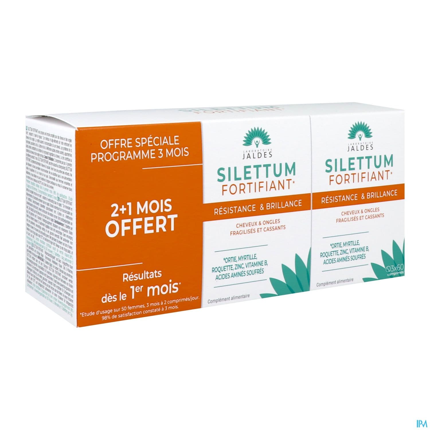 Jaldes Silettum Fortifiant Comprime 60 X2 + 60 Offert