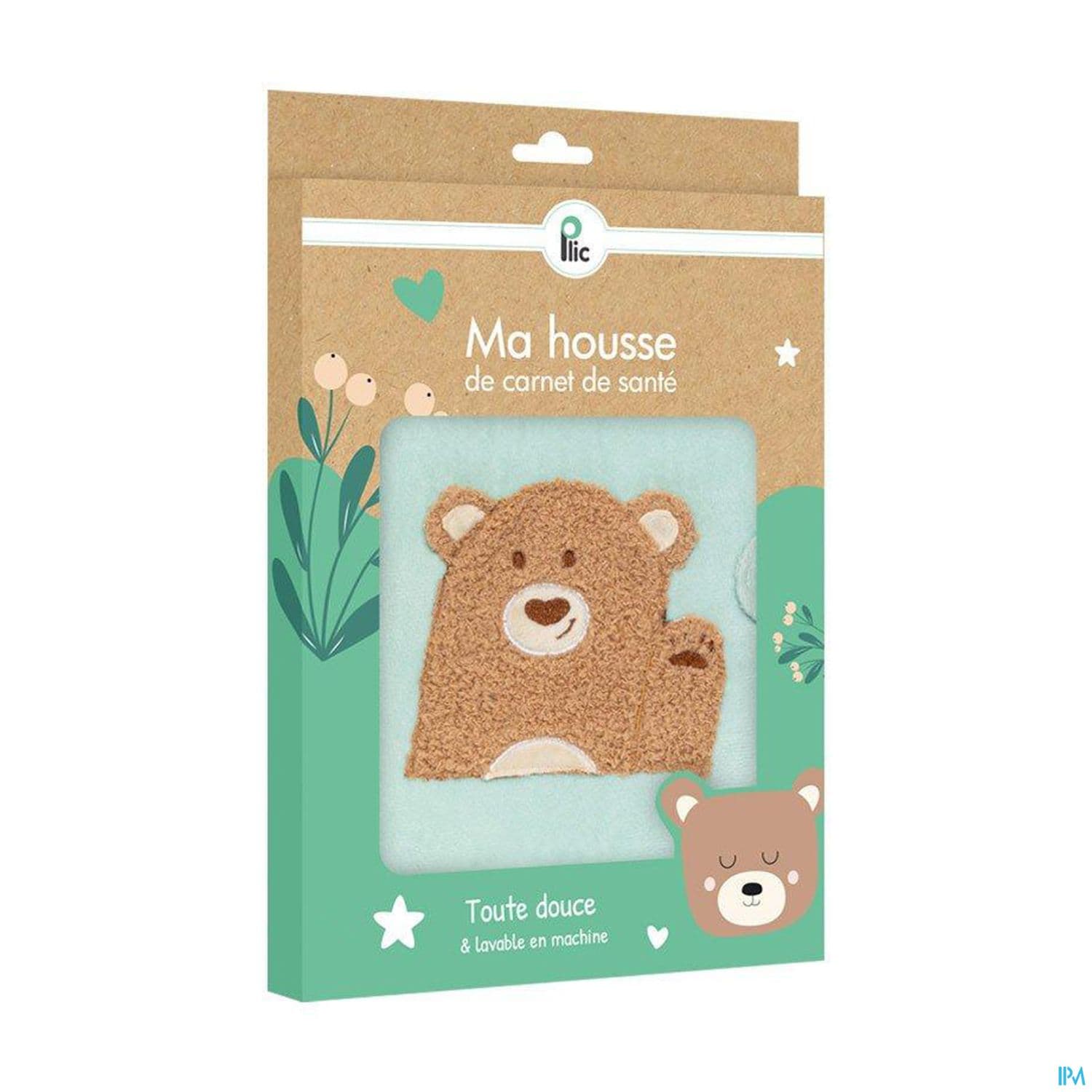 Plic Care Housse Carnet De Sante Ours