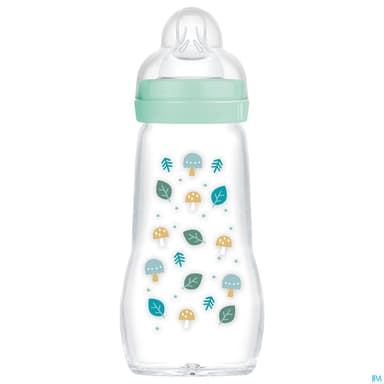 BIB MAM VER 1AGE DEB/2 BLEU 260ML