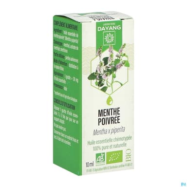 Dayang Huile Essentielle Menthe Poivree Bio 10ml