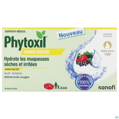 PHYTOXIL PASTILL FRUITS ROUGES