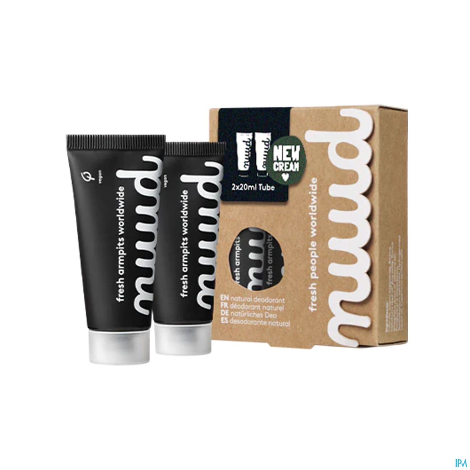 NUUD SMART PACK BLAC CREAM DEO2X20