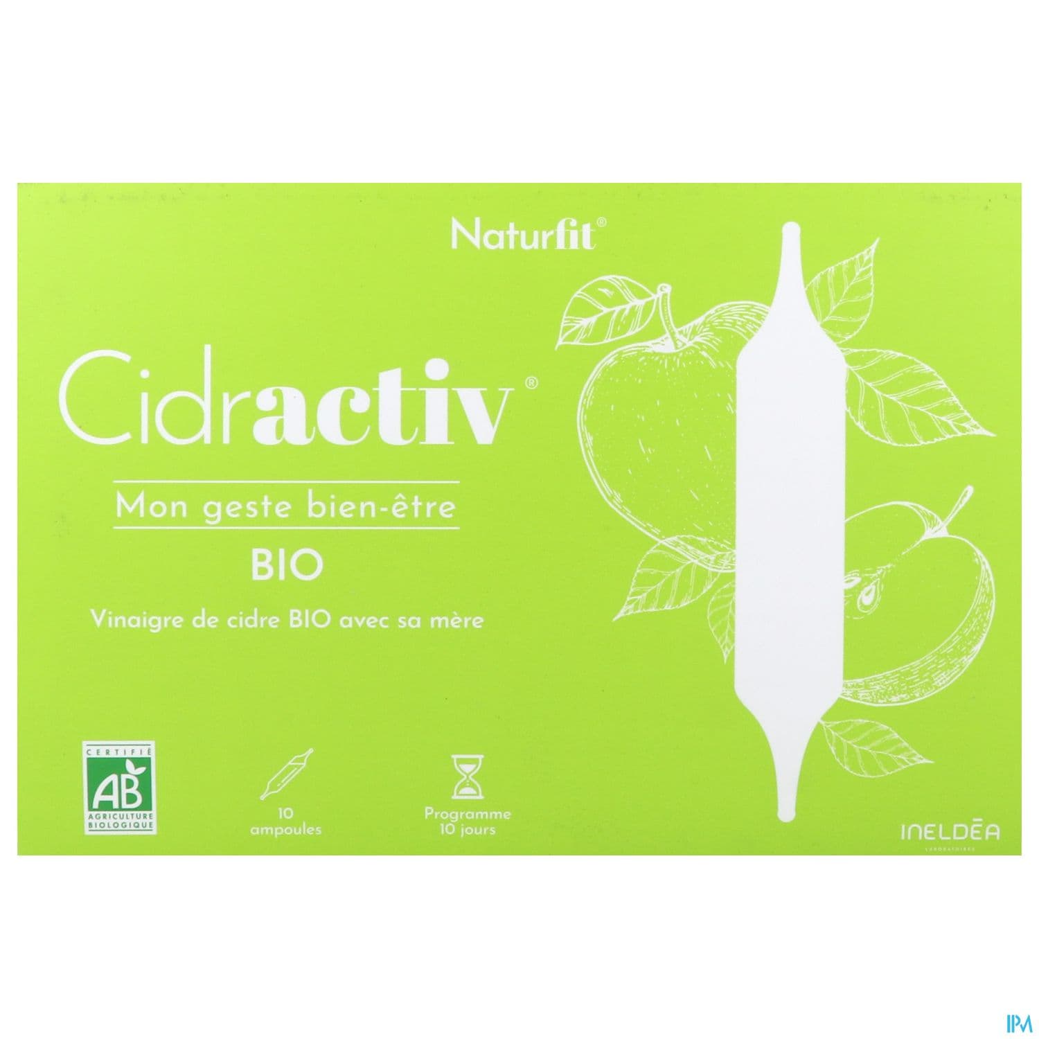 Ineldea Naturfit Cidractiv Ampoule 10ml 10