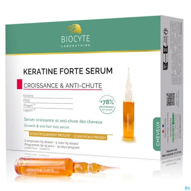 BIOCYTE KERATINE FORTE SERUM AMP 5