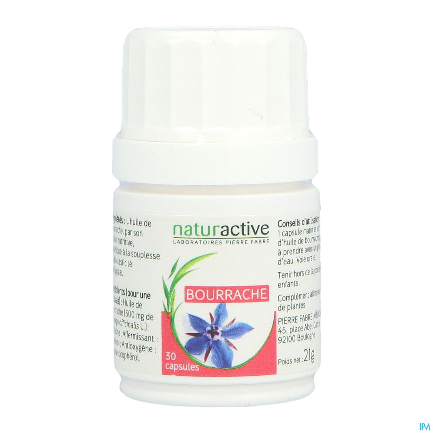 Naturactive Huile De Bourrache Capsule 30