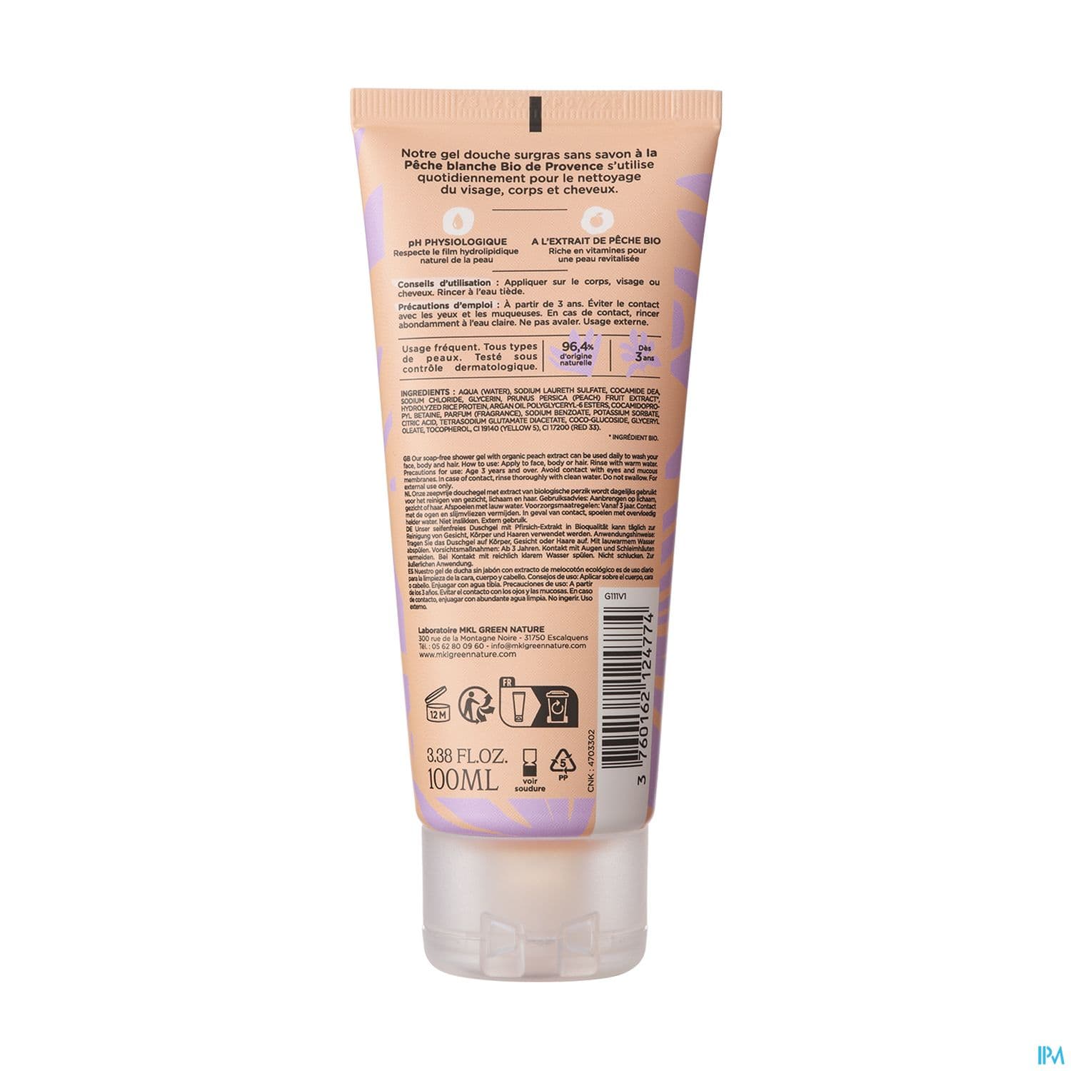 MKL ETHIK GEL DCH PECHE 100ML