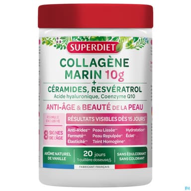 Superdiet Collagene Marin Peau Poudre 210g