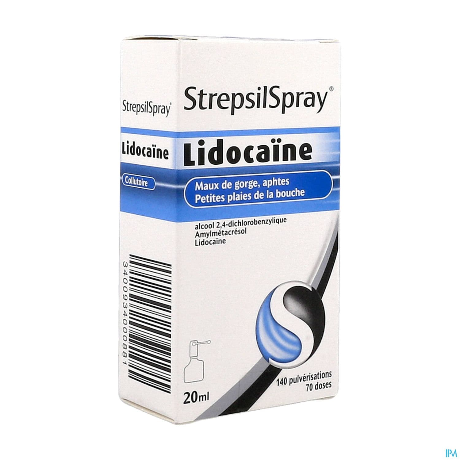 Strepsil Spray Lidocaine Collutoire 20ml