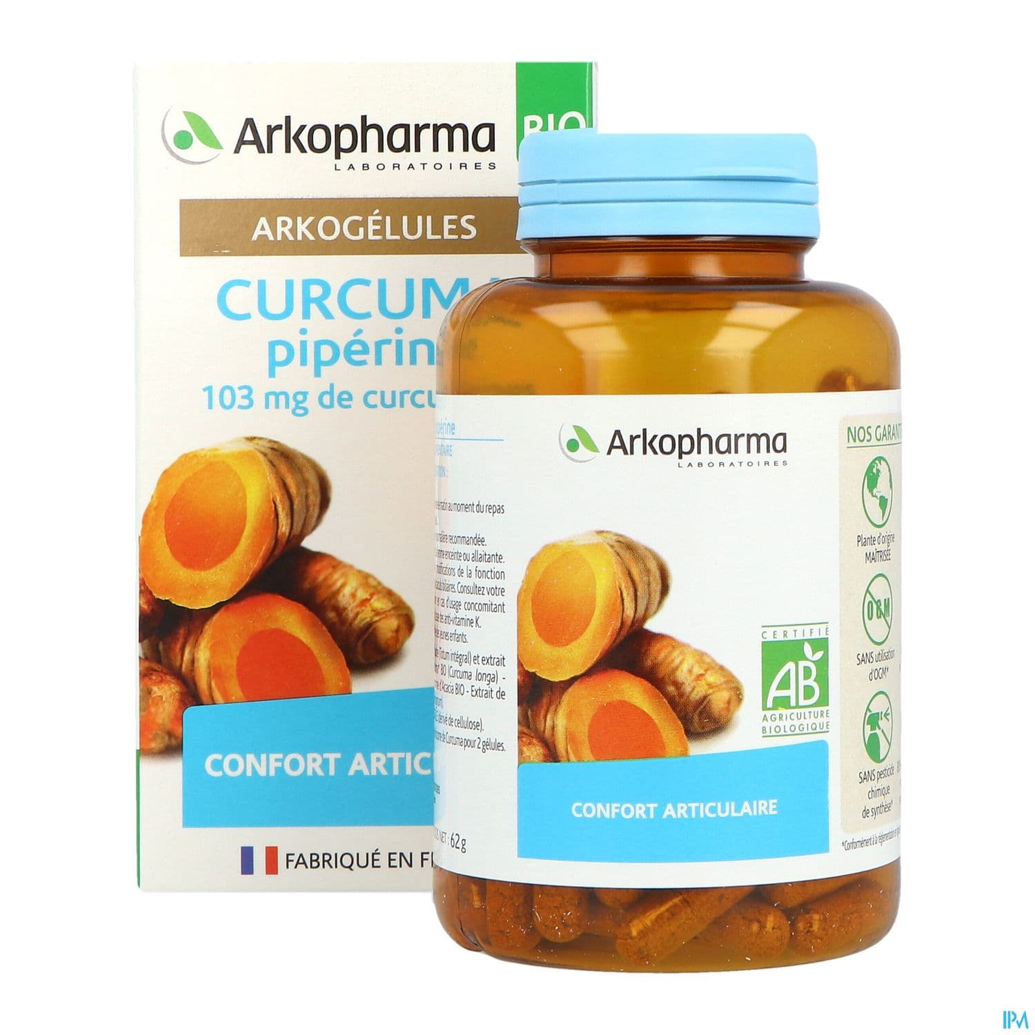 ARKOGELULES CURCUMA + PIPERINE GEL FL/150