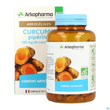 ARKOGELULES CURCUMA + PIPERINE GEL FL/150