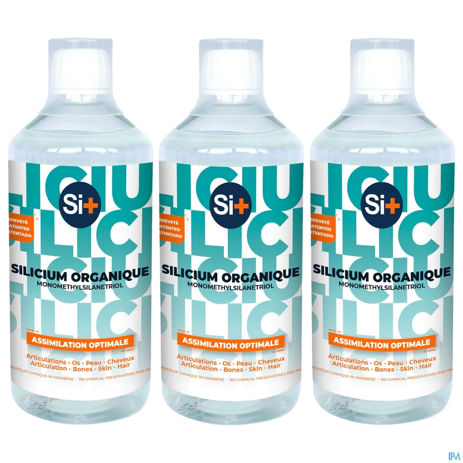 Si+ Silicium Organique Solution Buvable 750ml X3