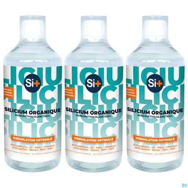 Si+ Silicium Organique Solution Buvable 750ml X3