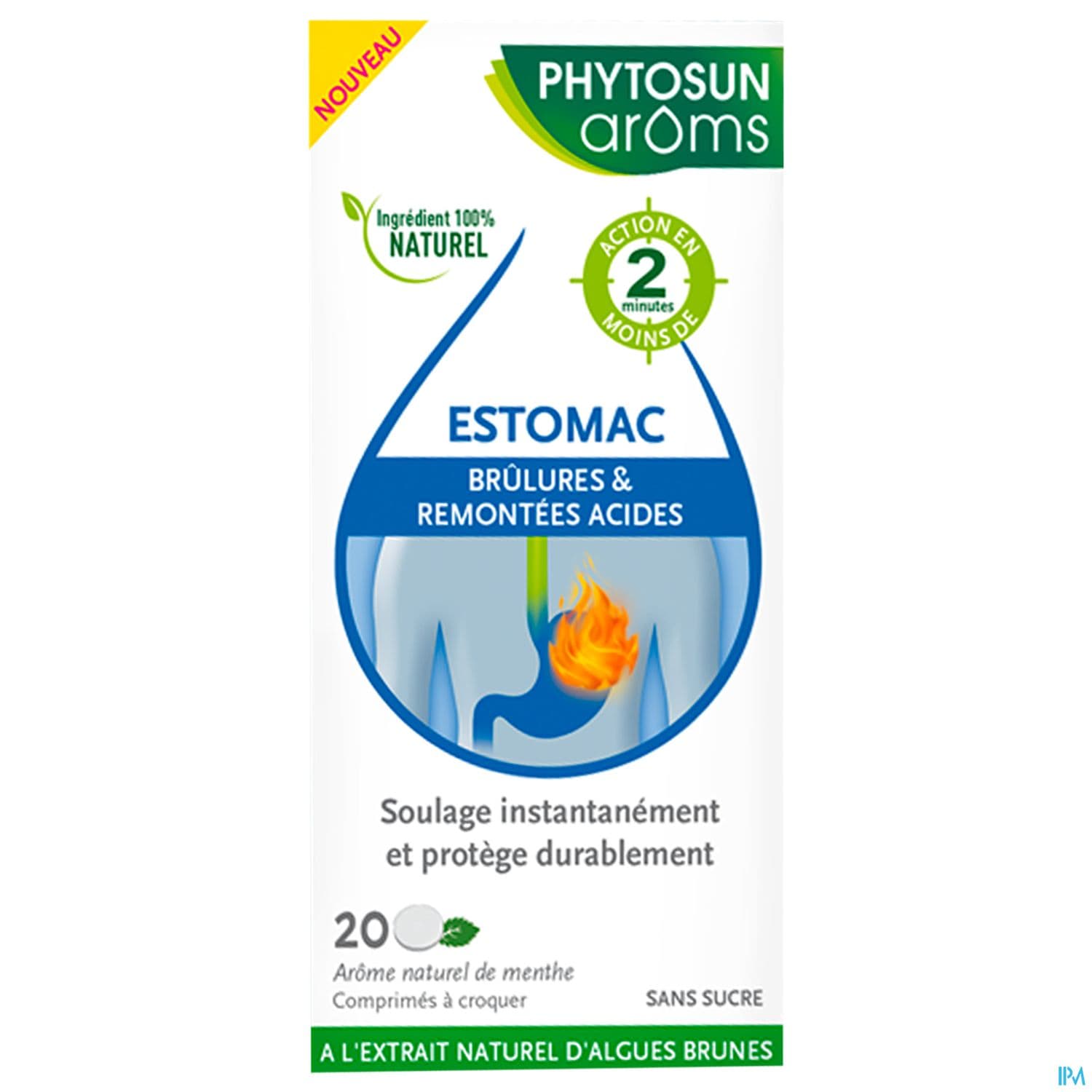 Phytosun Aroms Estomac Sans Sucre Comprime 20