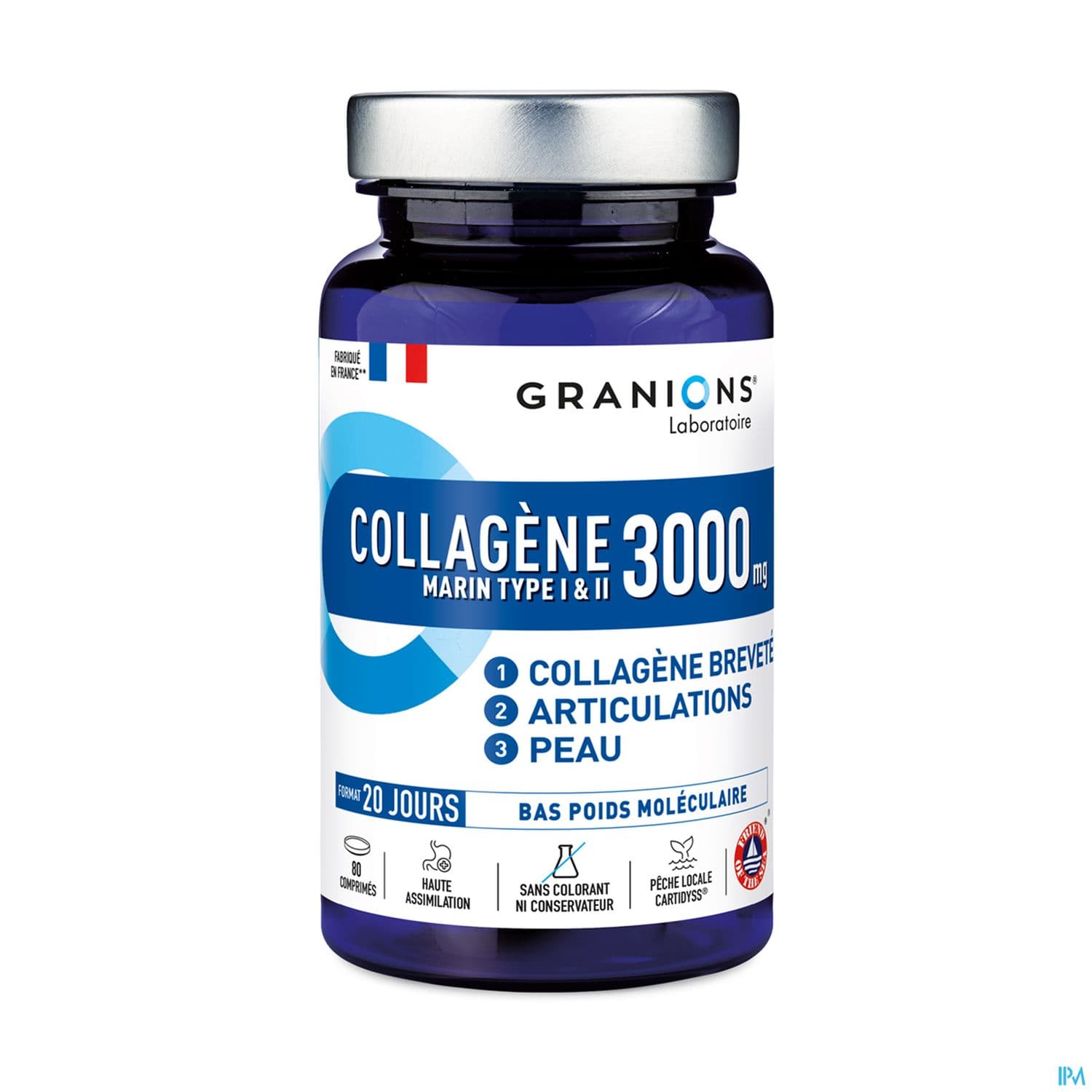 GRANIONS COLLAGENE I ET II CPR 80