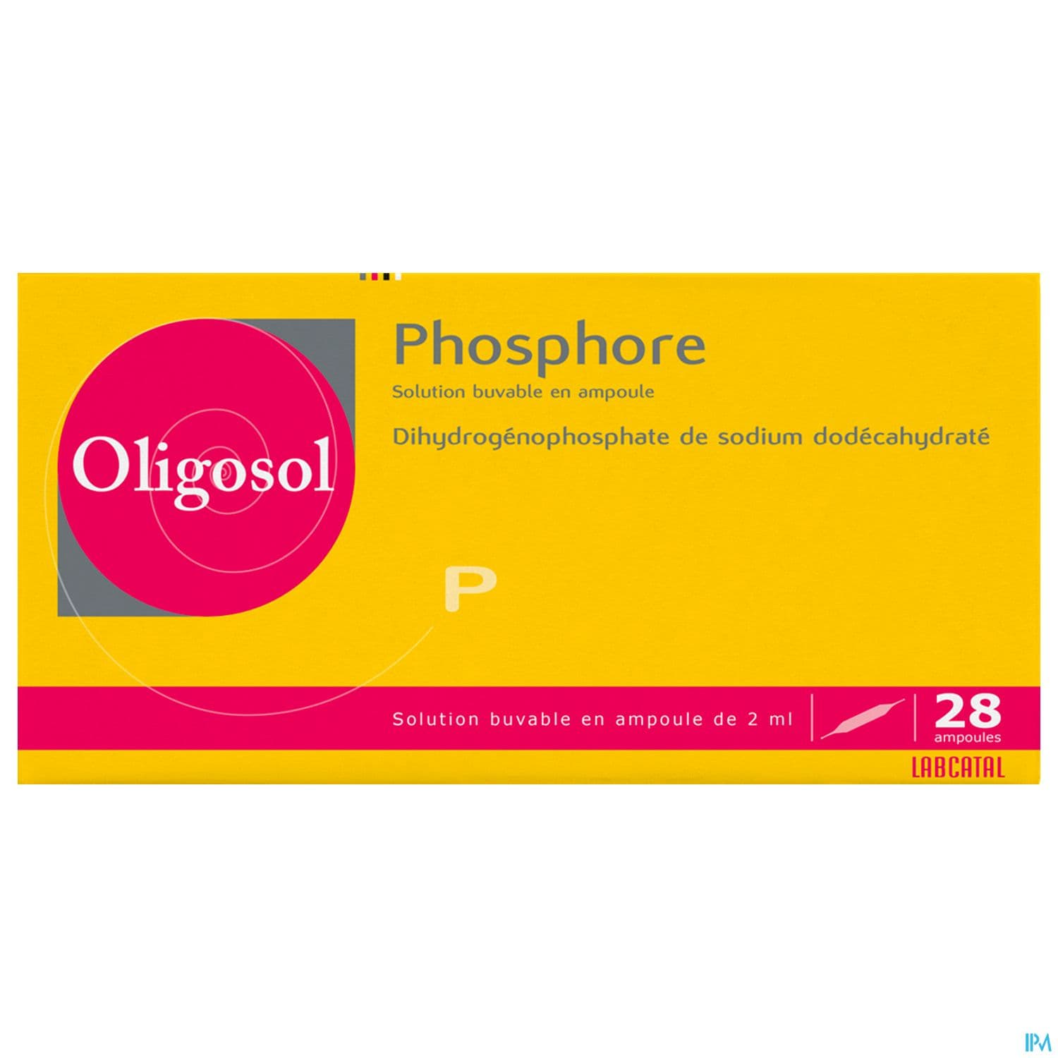 Oligosol Phosphore Solution Buvable Ampoule 2ml 28