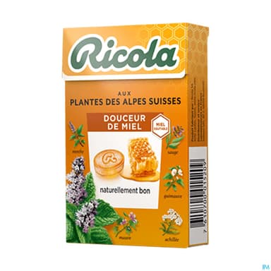 RICOLA BONBON SS SUC DOUC MIEL50G