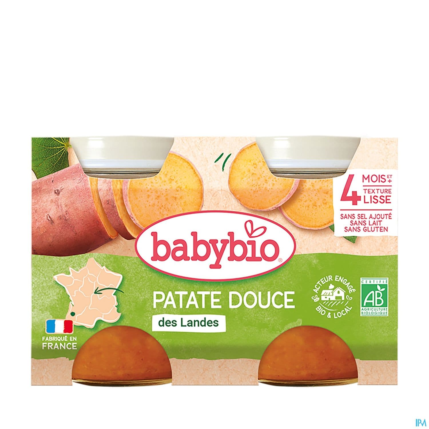 BABYBIO LEGUME PATATE DOUCE 2X130G