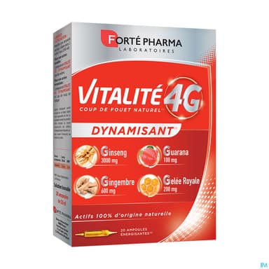 VITALITE 4G DYNAMISANT AMP10ML X20