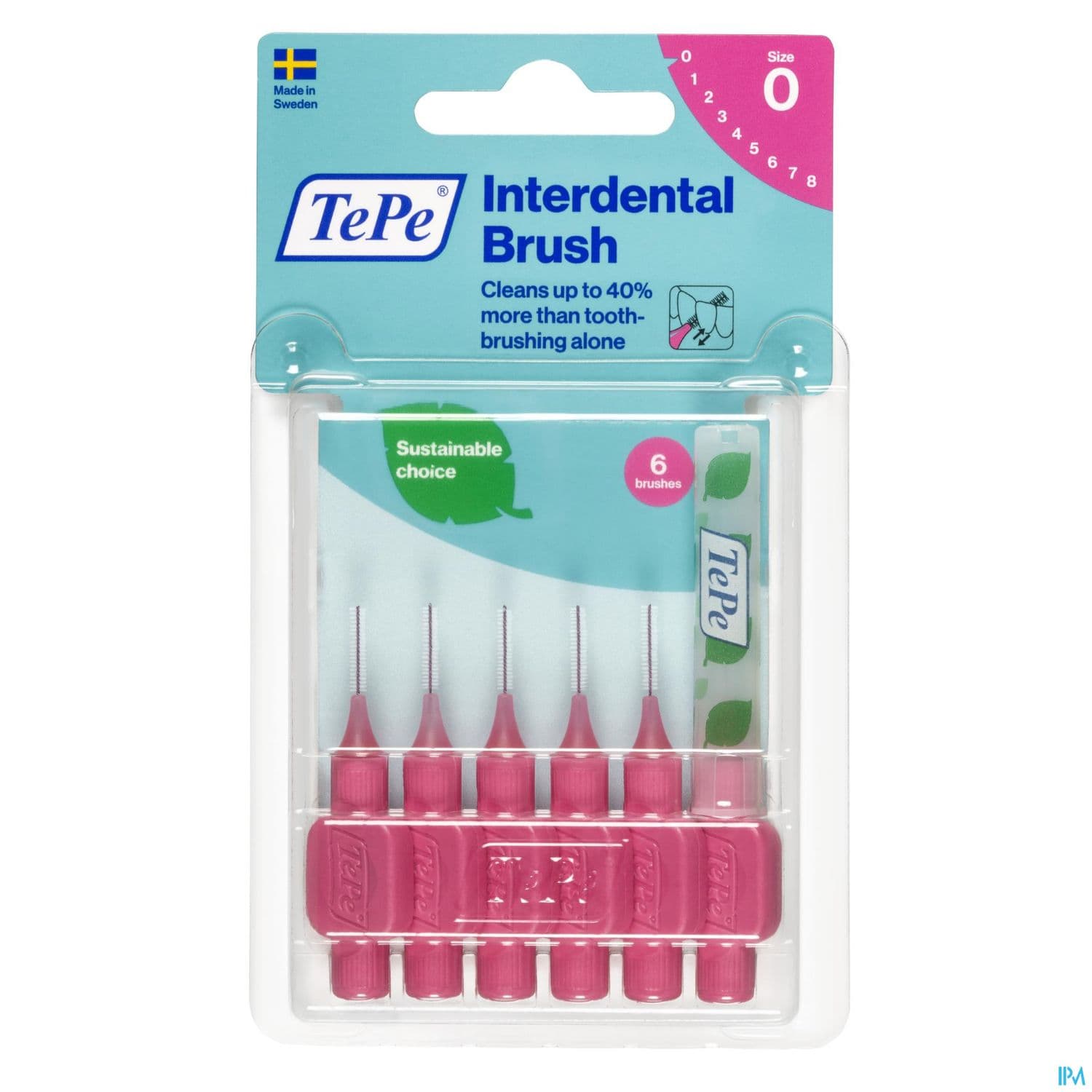 Tepe Brossette Interdentaire Original 0mm4 Rose X6