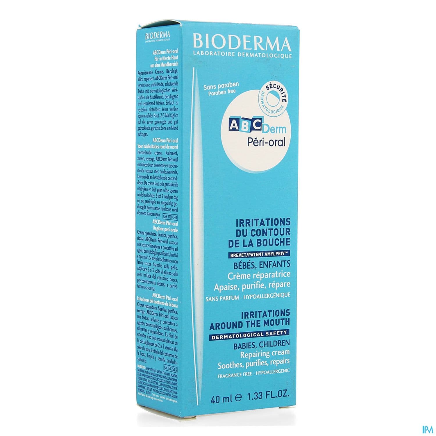 Bioderma Abcderm Perioral Soin Peribuccal Cr 40ml
