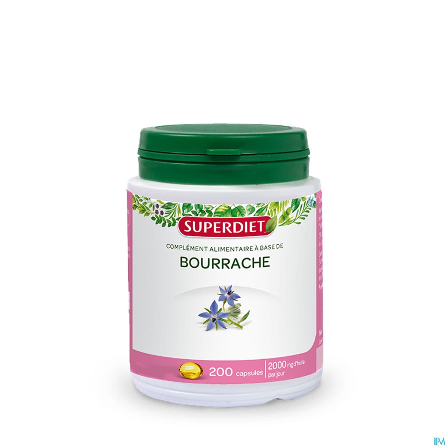 SUPERDIET BOURRACHE HLE CAPS200