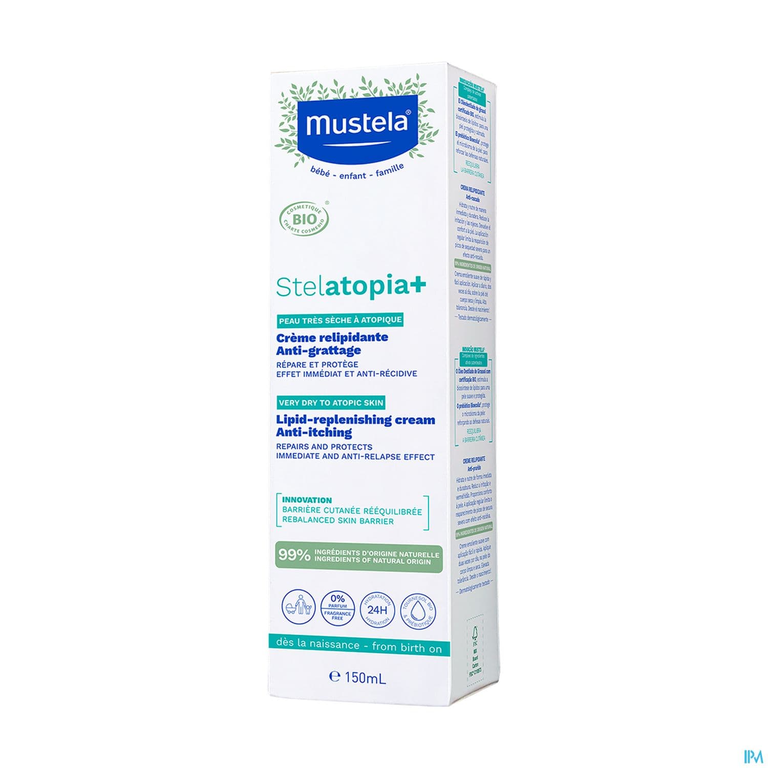 Mustela Famille Stelatopia+ Creme Relipidante Antigrattage 150ml