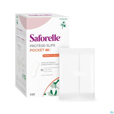 Saforelle Protege Slip Extrafin 100% Coton Bio 20