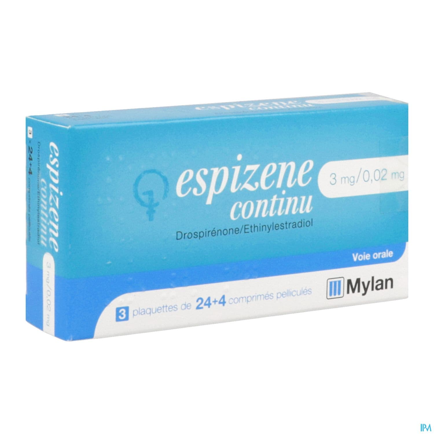 Espizene Continu 0mg02/3mg Comprime 28 X3