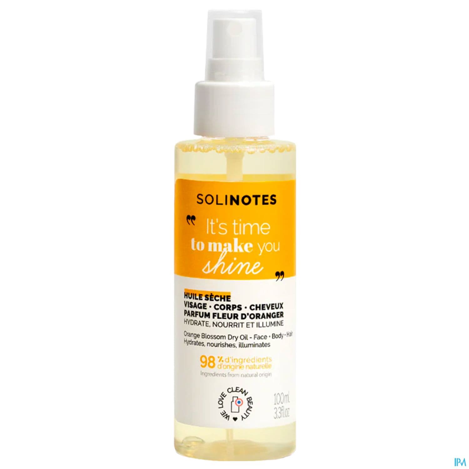 SOLINOTES HLE SECHE FL ORANGE100ML