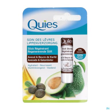 Quies Stick Levres Regenerant Avocat&beure Karite