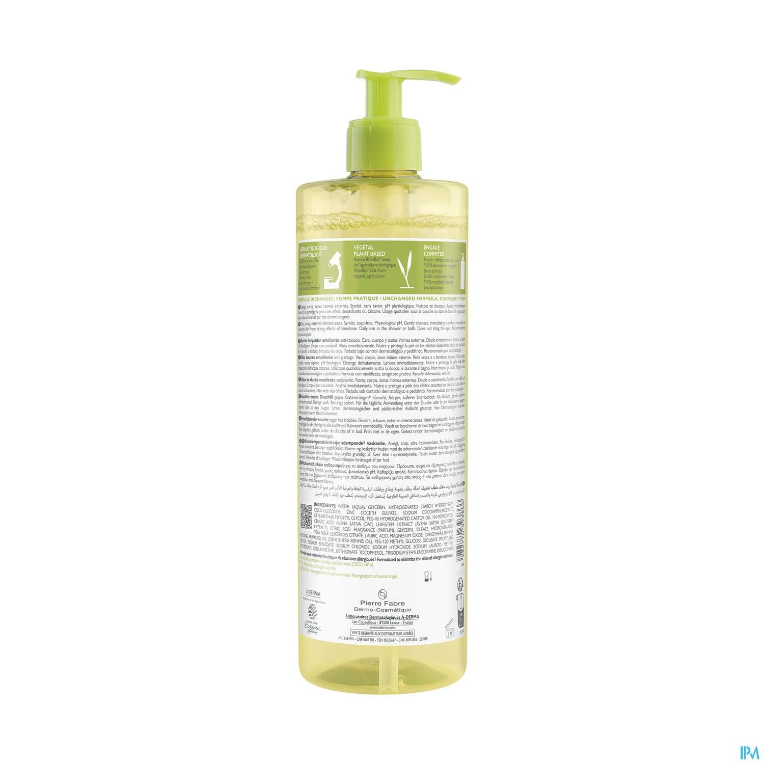 A-DERMA EXOMEGA CONT HLE LAV 750ML