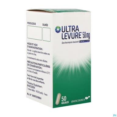 ULTRA LEVURE 50MG GELULE 50