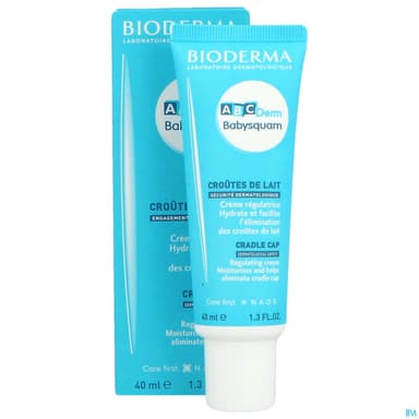 Bioderma Abcderm Babysquam Creme Hydratante Keratoreg 40ml