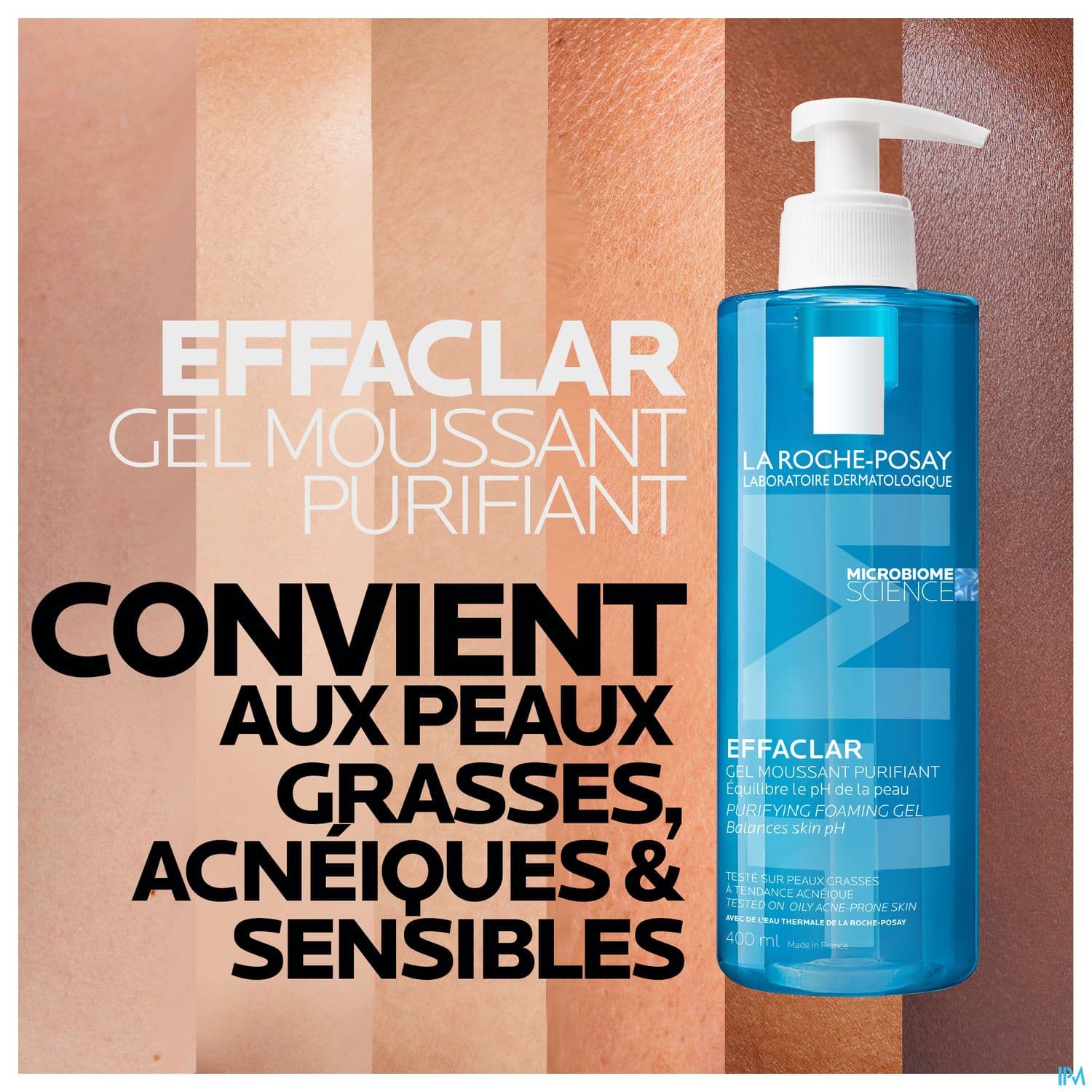 EFFACLAR GEL MOUSS RECH 400ML