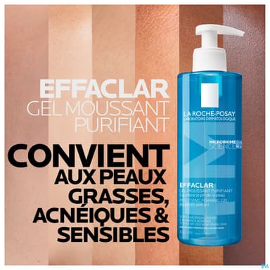EFFACLAR GEL MOUSS RECH 400ML