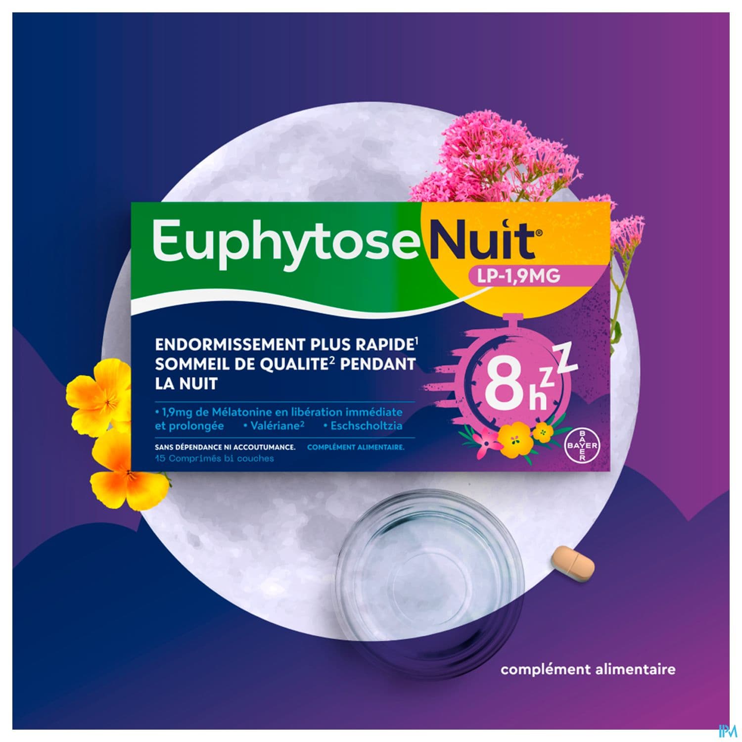 EUPHYTOSE NUIT LP 1,9MG CPR 30