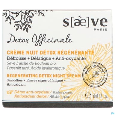 SAEVE DETOX CR NUIT REGENER 50ML