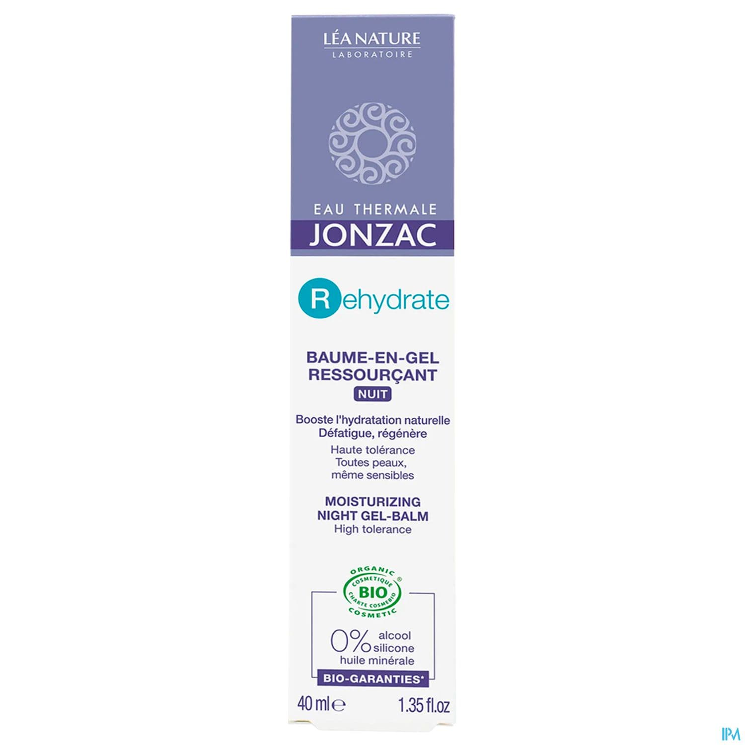 JONZAC REHYDR+ BAUM NUIT H2O 40ML